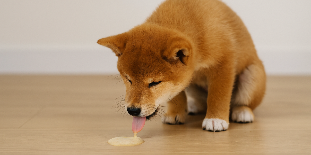 Chiot Shiba qui vomit : que faire et quand s’inquiéter ?